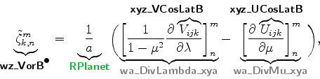 \begin{align*}\begin{split}\underbrace{ \tilde{\zeta}^{m}_{k,n} }_{ \mbox{{\cmss...
...ox{{\cmssbx\textcolor{Gray}{wa\_DivMu\_xya}}} } \biggr), \end{split}\end{align*}
