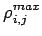 $\displaystyle \rho _{i,j}^{max}$