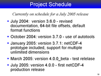 Project Schedule