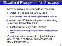 Excellent Prospects for Success