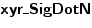 {\cmssbx xyr\_SigDotN}