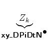 $\displaystyle \underbrace{ Z_{k} }_{ \mbox{{\cmssbx xy\_DPiDtN}}^{\mbox{$\bullet$}} }$