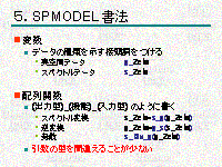  SPMODEL ˡ