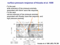  surface pressure responce of Hosaka etal. 1998