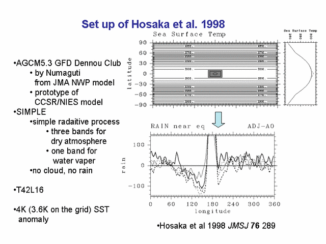  Set up to Hosaka etal. 1998